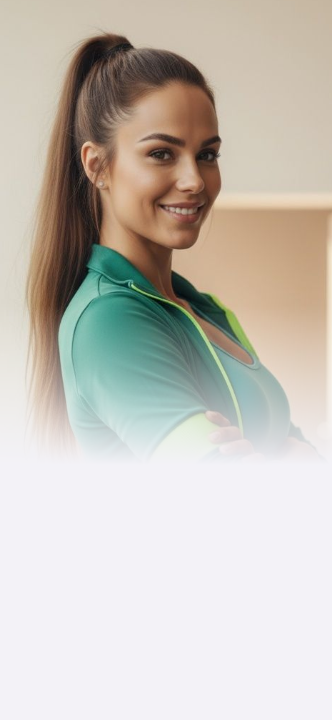 Athra fitness app welcome screen
